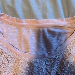 Northern Reflections Pink Lace Long Sleeve Top